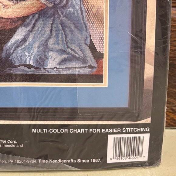 Bucilla Cross Stitch Kit Harmony Sweet Child Piano 11" X 14" Bessie Pease Gutman - Picture 6 of 6